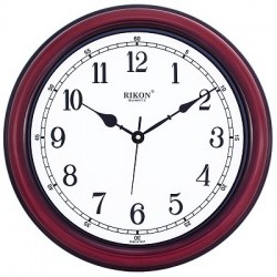 Часы настенные Rikon, бордовый 8351 Brown